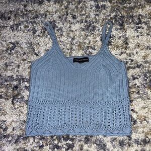 Streetwear Society Blue Knit Camisole